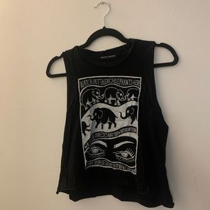brandy melville graphic tank top
